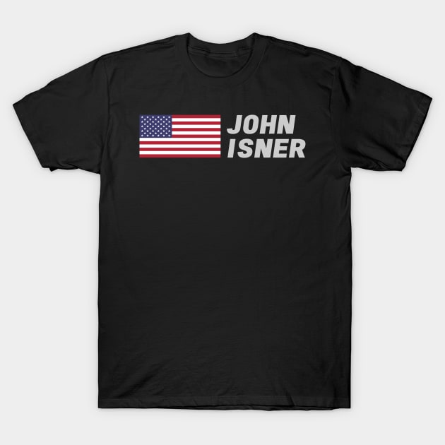 John Isner T-Shirt by mapreduce